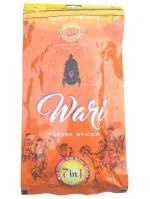 Premium Incense Sticks - Wari (7 Fragrance in 1 Pack) - 125 GMS Zipper Pouch Pack of 6 (125 GMS X 6 = 750 GMS) | HARDIK SALES AGENCY