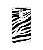 Casotec Black And White Design Printed Silicon Soft TPU Back Case Cover for Swipe Elite Power