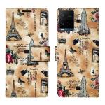 A D Enterprises Brown Tower Flip Cover for Vivo Y21 4G | Magnetic Case | Shock Absorbent | Flip Cover Vivo Y21 4G