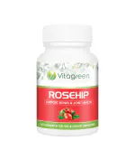 VitaGreen ROSEHIP Capsules For Support Bones & Joint Health, Pure Natural & Ayurvedic (500 MG, 60 Capsules)