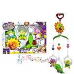 KTRS ENTERPRISE 5 pcs Lovely Colourful Musical Hanging Rattle Toys Cartoons New Born Babies Mixed Attractive Non Toxic Toddlers, Child Baby Infants Newborns Multicolor