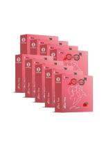 SEDUCE Strawberry Flavor Extra Time Lubricated Condoms for Men | Delayed Ejaculation Condoms for Longer Lasting Intimacy | Dotted Condoms for Enhanced Pleasure and Sensation | 3 pcs (Pack of 3 * 9 = 27 Pcs)
