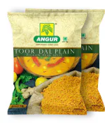 Angur Plain Toor Dal 1 Kg (Pack of 2)
