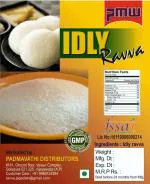 Pmw - Grade A Quality - Idly Ravva - Premium Idly Rawa - Chawal Da Atta - 1 Kilo