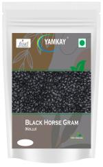 Yamkay Organic Black Horse Gram/Karuppu Kaanam Kollu, 500 gm