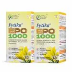 Fytika Epo 1000 Evening Primrose Oil and Tocotrienol Capsules | For Healthy and Acne free Skin | Supports Hormonal Balance in Women | Helpful in PMS & Menopause | Natural Oil Extract 120 Softgels Capsules