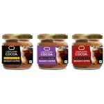Christopher Cocoa, Classic Instant Coffee, 50g, Vanilla Caramel Instant Coffee, 50g, Hazelnut Instant Coffee, 50g (Instant Coffee Cocoa Powder, No sugar, Vegan) (Gift Pack Box Diwali, Rakhi)