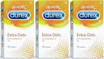 Durex Extra Dots Condom (3 Packs, 10 Condom Each)