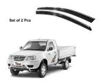 Auto E-Shopping Chrome Line Door Visor for Tata Yodha Set of 2 Pieces