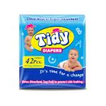 PH Tidy Medium Tape Style Baby Diapers (42 Pcs)