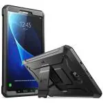 SUPCASE Unicorn For Samsung Galaxy Tab A 10.1 Inch Black Kickstand Screen Protector Front Back Cover