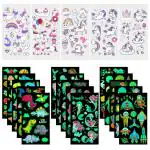 Maycreate White Waterproof Cartoon Fake Tattoo Sticker Glow In The Dark - Azxo2-15Nfy2Y