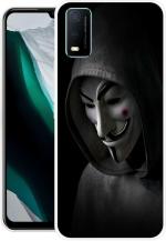 PAEDICON Back Cover for Vivo Y3s (Black, Grip Case, Silicon) SOFT-VIVOY3S-SSR904