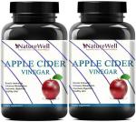 Naturewell Apple Cider Vinegar, 60 Capsules Each (Pack Of 2)