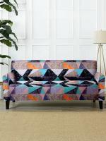 Cortina Single Seater Sofa Cover | Abstract Print | 100% Polyester Spandex Fabric | Couch Covers, Machine Washable | Suitable for Home, Office, Birthday, Anniversary, & More | High Stretch 