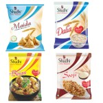 Archita Shudhi Besan 500gm, Sooji 500gm, Dalia 400gm & Maida 500gm (Combo of 4)