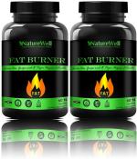 Naturewell Fat Burner, Fat Burner For Women And Men, Fat Loss Green, 60 Capsules Each (Pack Of 2)