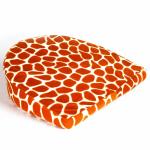 Metron White And Orange Soft Handy Multi Purpose Pregnancy Pillow (M)