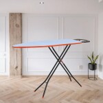 Prime Ezee-Press Noble Plus Foldable Ironing Table For Home with Aluminized Felt Surface