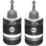 RC Print Ink Refill T7741 Compatible for Epson M100 , M105 , M200 , M205 , L655 , L1455 Black - Twin Pack Ink Bottle
