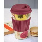 Freelance Bamboo Fibre Eco Travel Mug, 400ml, Red