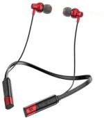 Otago Red 35Hours Playtime Fast Charging Bluetooth Neckband