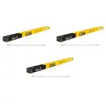 Fybros Warm White And Natural White Batten Led Wall Tube Lights For Home - 25 Watts, 3 Pc