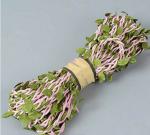 BanteyBanatey Twine / Rope / String with Leaves (Pink) (Pack of 1 Rope)