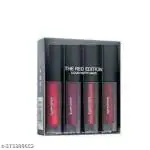 LIBELLE LIPSTICK FIT ME MATTE LIPSTICKS FOR WOMEN WATERPROOF TRANSFERPROOF LIP MAKEUP KIT FOR WOMENS BEAUTY NUDE LIPSTICK COMBO LIQUID LIPSTICK SET FOR WOMEN (4 Liquid Lipsticks)