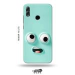 Tweakymod Printed Funny FAce Emoji Back Cover For Honor10 Lite
