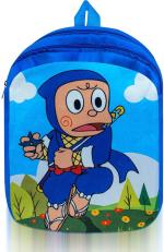 ZEDDLE Dark Blue Ninja Hattori Bag for kids School Bag - 4 L
