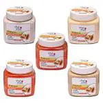 Pink Plums Salon Series Papaya Facial Kit, 250 Ml (Pack Of 5)