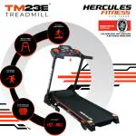 Hercules Fitness Treadmill TMA11 2.0HP A.C - Motorized Manual Incline with MP3