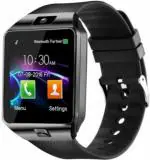 Nefi Black Bluetooth Touch Screen Smartwatch For Men And Women