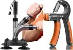LEOSPORTZ Arm Wrestling Training Equipment - Designed Spifically for Arm Wrestler Strength Training | Grips Wrist Muscle Developer Strength Fitness (Arm Wrestler with Hand Grip)