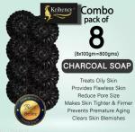KRIHENCY COSMOPLUS Activated Charcoal Soap for skin whitening, Treat Oily Skin Pack of 8