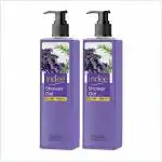 Indee Lavender Rosemary Shower Gel 250ml x 2 | Refreshing, Paraben-Free Body Wash | Natural Aromatherapy, Hydrating Cleanser for Sensitive Skin | Daily Use for Men and Women