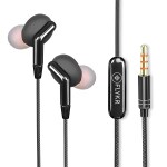 FLYKR EARPHONE AUDIO WIRED 011 BLACK Wired Headset (Black, In the Ear)