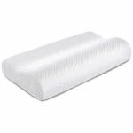 PumPum Cervical Orthopaedic Memory Foam Regular Size Contour Neck Support Pillow with Removable Zip Cover (19