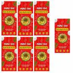 Mama's Love Ready-to-Cook Khata Meetha Pani Puri Masala - Flavors for Delicious and Refreshing Homemade Pani Puris | Pack of 7 l Pani Puri l Gol Gappe l Puchka l Fuchka l Pakodi l Padaka l Gup Chup l Paani Ke Patashe