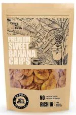 FLAVORS OF KERALA (FOK) | Premium Kerala Sweet (Ripened) Banana Chips Wafers | (700 GM)