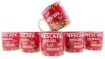 Millionsjoy Ceramic Printed Tea/Coffee Cups Beautiful & Stylist (Red & White) 150ML Set of 6