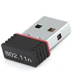 Shivsoft 300 m Nano Mini Wireless 300Mbps WiFi Adapter Dongle Receiver Network LAN Card PC