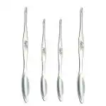 S.B.ANJALI SHALU BHAI 4pcs Stainless Steel Needle Eat Spoon Lobster Fork Crab Meat Seafood Needle Crab Fork Needle Bar Ferramentas Crabs Tools.