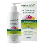 Health Veda Organics Onion Shampoo for Hair Growth & Hair Fall Control | No Sulphate, No Paraben, & No Silicon (300 ML)