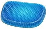 Fulkiza Cushion Setter Flex Pillow, Gel Orthopedic Seat Cushion Pad for Car Back / Lumbar Support (Blue)
