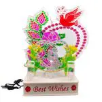 Awesome Craft Flower String Lights for Indoor Outdoor Decoration for Party Birthday Diwali Christmas Valentine Gift Home Decoration Light ( Multicolour)