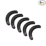 Ear Lobe & Accessories Black Rubber Makeup Tool Eyelash Curler Replacement Pads 5pcs For Lady COLOR MAY VARY
