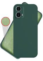 HUPSHY Back Cover for Motorola Moto G24 Power (Green, Flexible, Silicon, Pack of: 1)