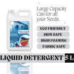 FLISKO detergent liquid 5L No Harmful Chemical, rehabilitative ingredient, suitable for all type of washing machine Wet